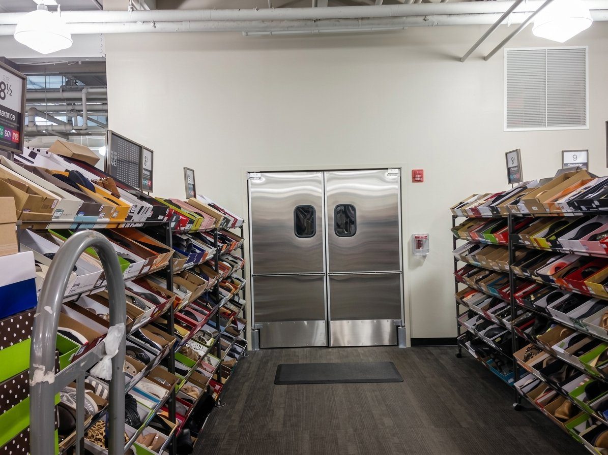 DSW storefront glazing work, Yonkers, NY